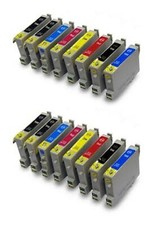 16 PRINTER INK CARTRIDGES FOR EPSON PHOTO R800 R1800 (CHOOSE THE COLOURS)