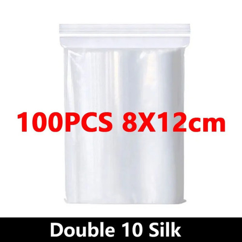 100x small clear plastic - small,