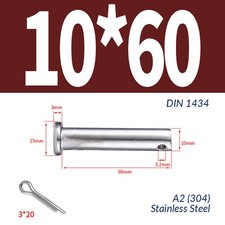 6MM 8MM 10MM Clevis Pin 304