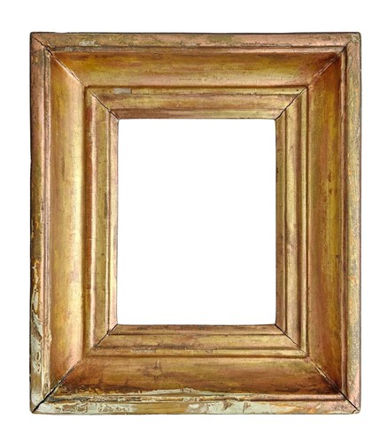 Antique gold wooden picture - antique,