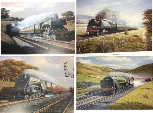 Set four steam train - four,