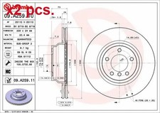 X2 PCS FRONT BRAKE DISC ROTOS