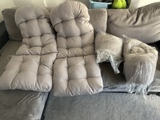 Cushion Pad Replacement for Sun Lounger Recliner Bench Chair Seat Garden Outdoor