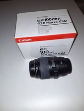 Canon EF 100mm f/2.8 Macro USM Lens [Very Good] 