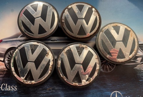 Five volkswagen wheel center - volkswagen,
