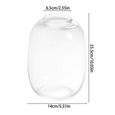 Transparent Round Glass Flower Vase Fish Bowl Balloon Centerpiece Wedding Decor