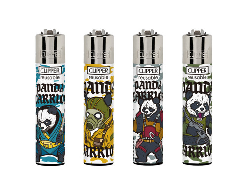 Panda warriors clipper - panda,