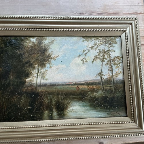 Richards antique oil on - richards,