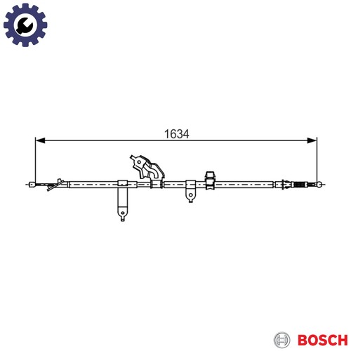 Cable pull parking - parking, brake
