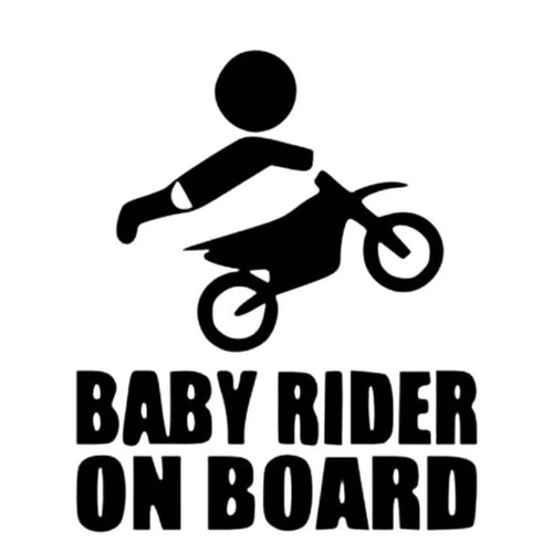 Small baby biker - baby, on