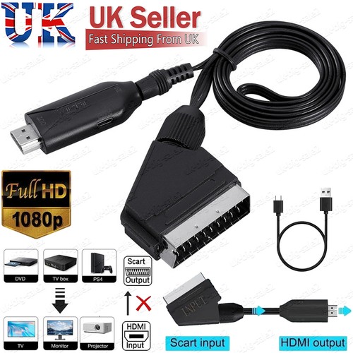 Scart hdmi converter cable - to,