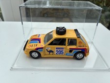 Burago 1/24th Scale Peugeot 205T16 Paris Dakar Rally & Display Case