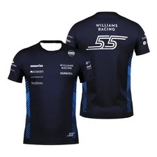 Williams F1 2025 Driver Carlos Sainz #55 Fan T Shirts - 2 Designs - Brand New!