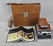 Vintage Polaroid SX-70 Land Camera Case Manual Untested 1970's 