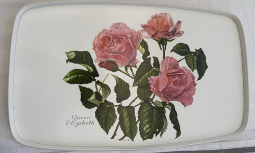 Vintage serving tray with - vintage,