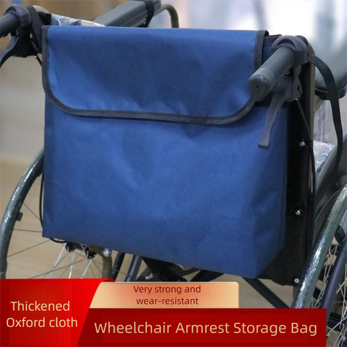 Wheelchair armrest storage bag - armrest,