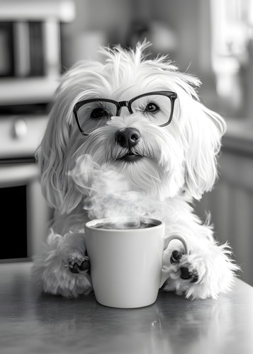 Havanese drinking cup of - havanese, a