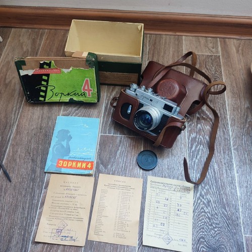 Soviet photo camera zorki - soviet, 4