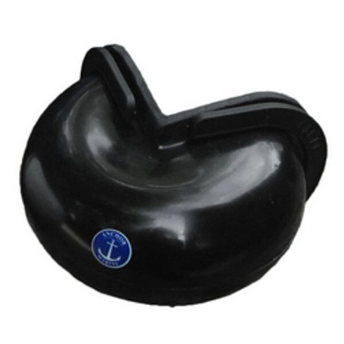 Black corner fender anchor - black,
