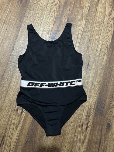 Off white black swimsuit - black,