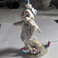 Porcelain Clown Playing Violin
