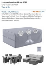 Premium Heavy Duty Waterproof Rattan Cube Cover Outdoor Garden Furniture Rain UK