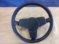 Porsche 911/924/944 steering wheel 3 spoke black with horn push