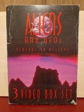 Aliens and UFO's Reasons To Believe, 3 Video Box Set - Large Box - PAL VHS Tapes