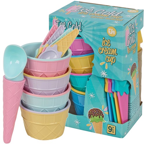 Ice cream dessert bowls - cream,
