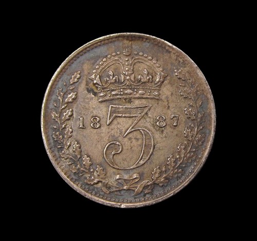 Victoria 1887 silver - silver, jubilee