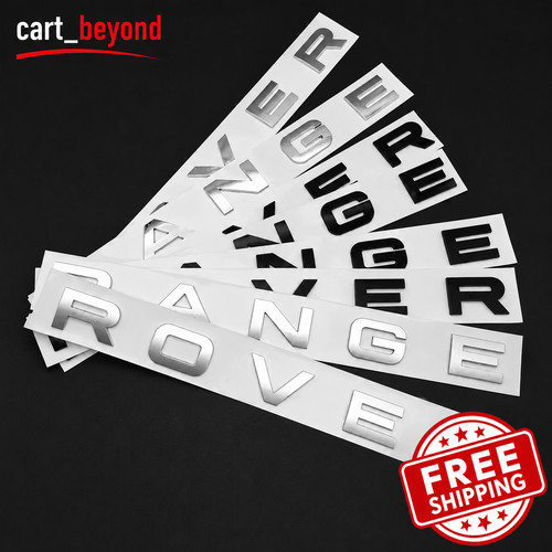Range rover bonnet letters - rover,
