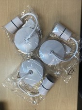 3 x 6"inch Pendant White