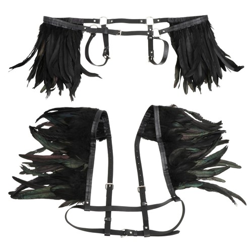 Artificial feather shawl - artificial,