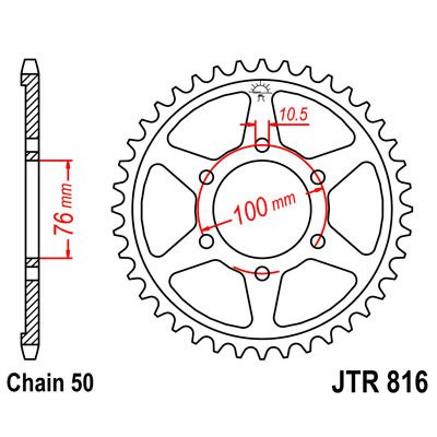 Sprockets ring - jt,