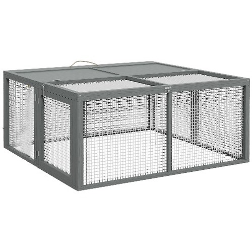 Wooden folding rabbit - wooden, hutch
