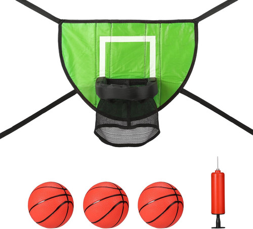 Trampoline basketball hoop - trampoline,
