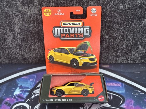 Matchbox moving parts - matchbox, yellow
