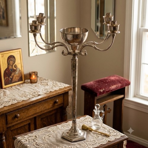 Vtg church altar holy water - vtg,