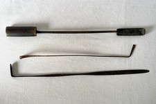 3 x Vintage Various Sand Casting Foundry Tools - Made of Metal