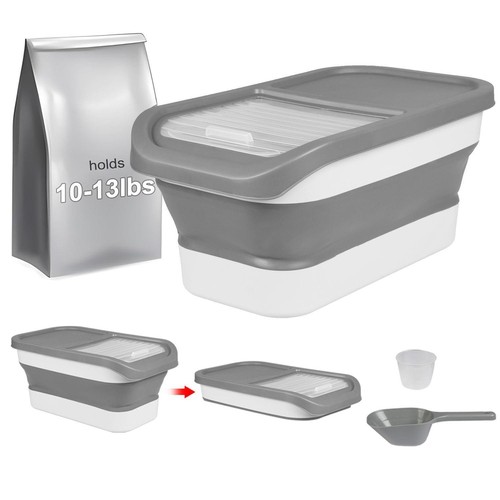 Dry food storage bin container - dry,