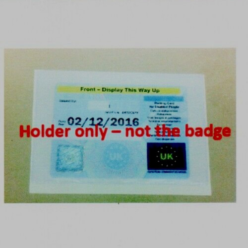 Holds disability badge large - holds, a