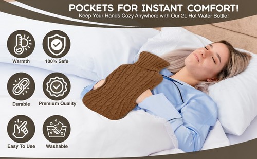 Hot water bottle - water, rubber