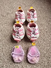 Build A Bear BAB White & Pink Skechers Trainers & Roller Skates & shoes  Bundle