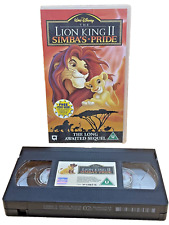 Lion King II Simba’s Pride VHS 1999 Walt Disney PAL Clamshell Vintage Tape