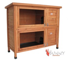 Rabbit hutch hutches deluxe - rabbit,
