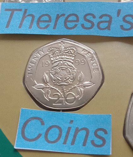 1999 bunc 20p tudor - 1999,