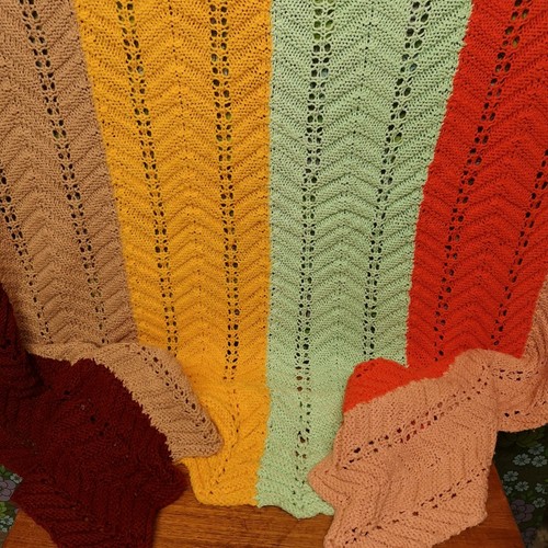 Bright colourful stripy - bright,