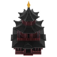  Meditation Accessories Aquarium Decoration Hexagon Pavilion Figurine