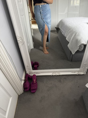 Zara long maxi - denim, skirt