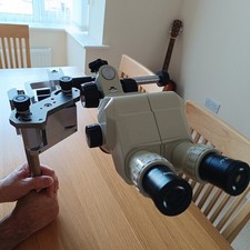 Quality Microscope And Boom Stand Complete With 0.62X Objective Lens